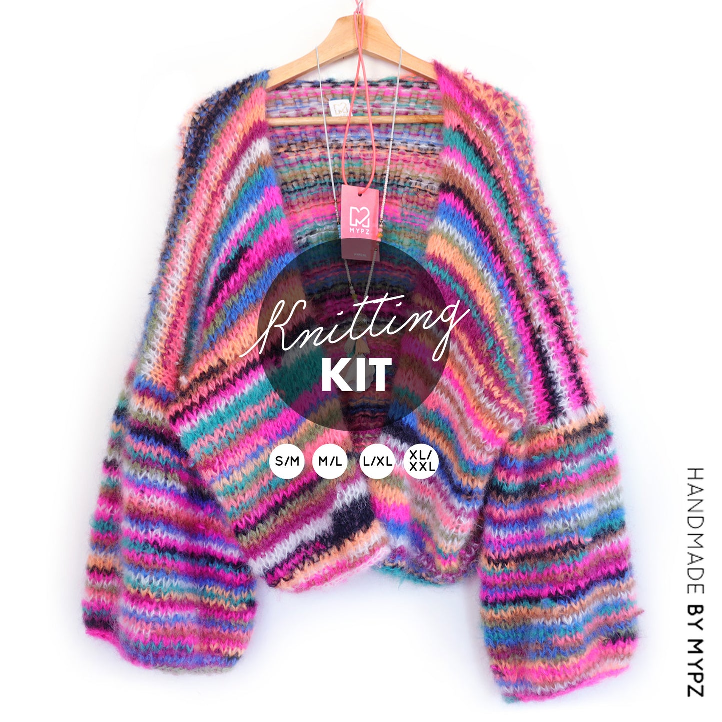 Knitting kit MYPZ Light Mohair Cardigan Alpha No10 (ENGNL) MYPZ