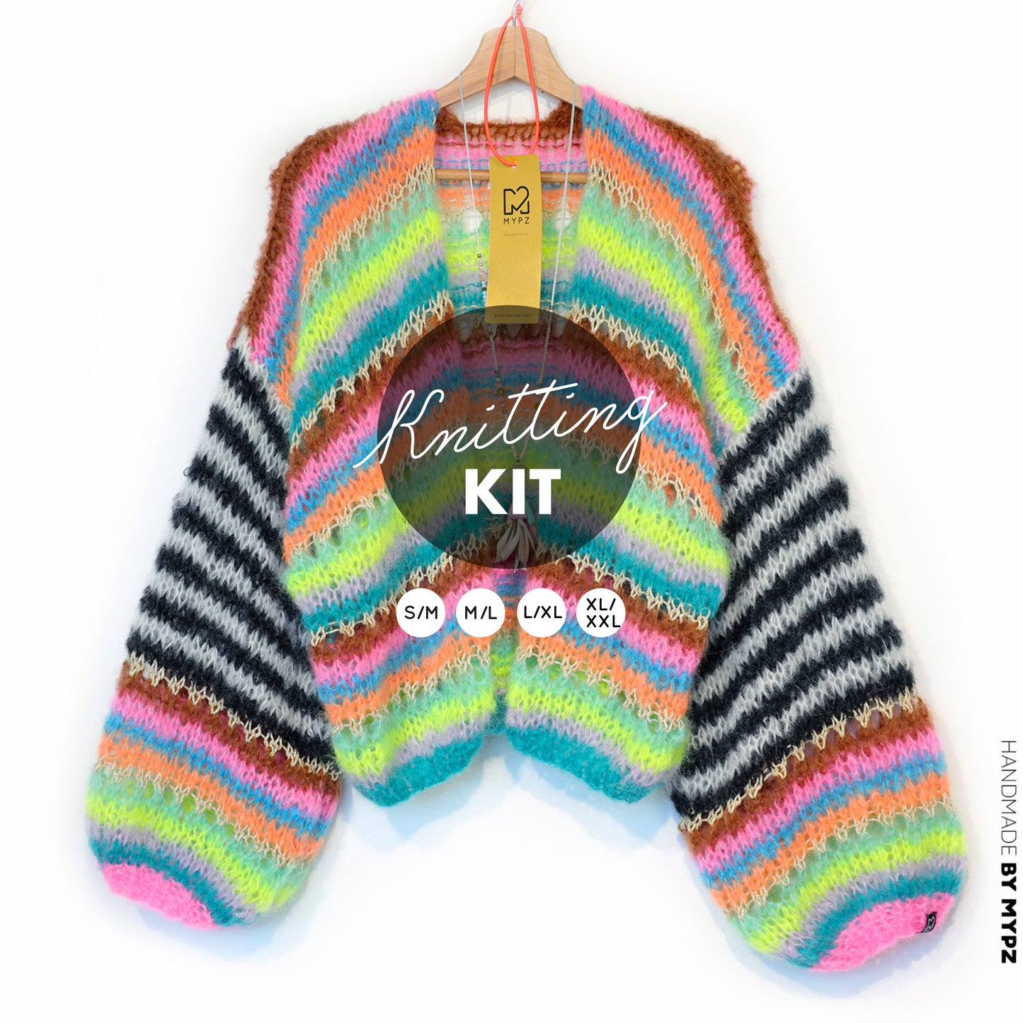 Strickset – MYPZ Light Mohair Cardigan Magic No10 (ENG-NL-DE)