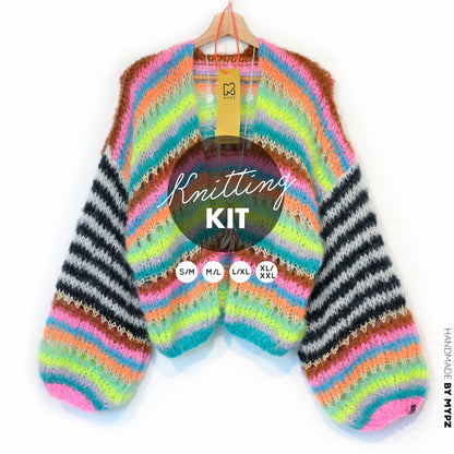 Strickset – MYPZ Light Mohair Cardigan Magic No10 (ENG-NL-DE)