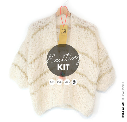 Strickset – MYPZ Light Alpaca Cardigan Morning Meadow No10 (ENG-NL-DE)