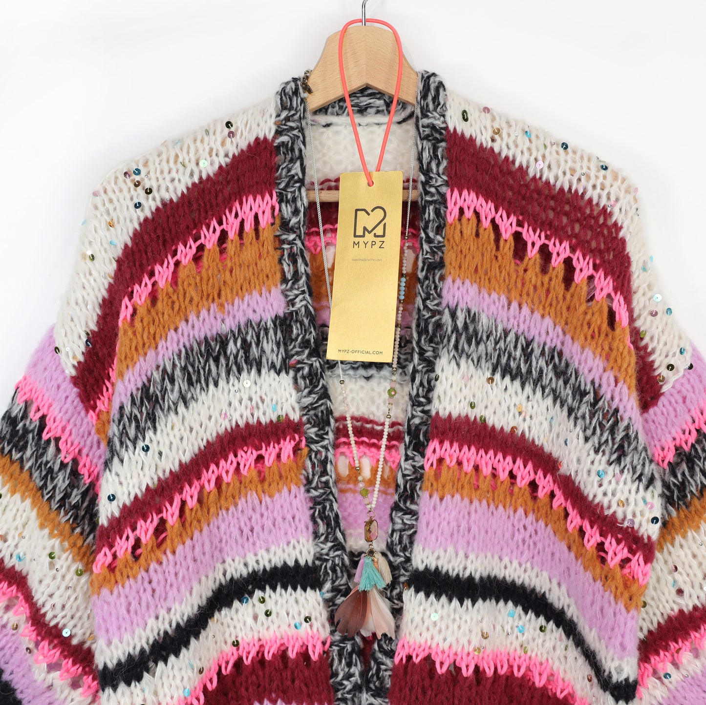 Strickset – MYPZ Light Alpaca Cardigan Twinkle Berry No10 (ENG-NL-DE)