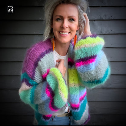 Strickset – MYPZ Basic Light Mohair Cardigan Costa No10 (ENG-NL-DE)