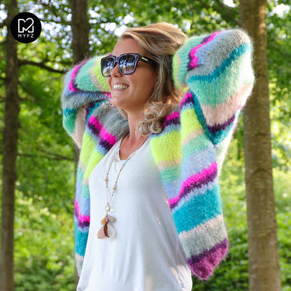 Strickset – MYPZ Basic Light Mohair Cardigan Costa No10 (ENG-NL-DE)