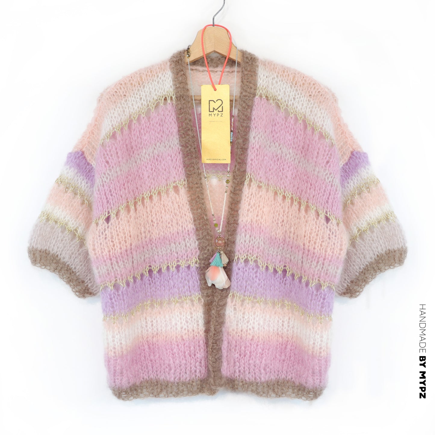 Knitting kit – MYPZ Light Mohair Cardigan Milana No10 (ENG-NL-DE)