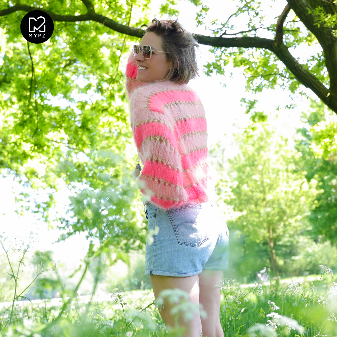 Strickanleitung – MYPZ Kurz light Mohair-Cardigan Summerflow No10 (ENG-NL-DE)
