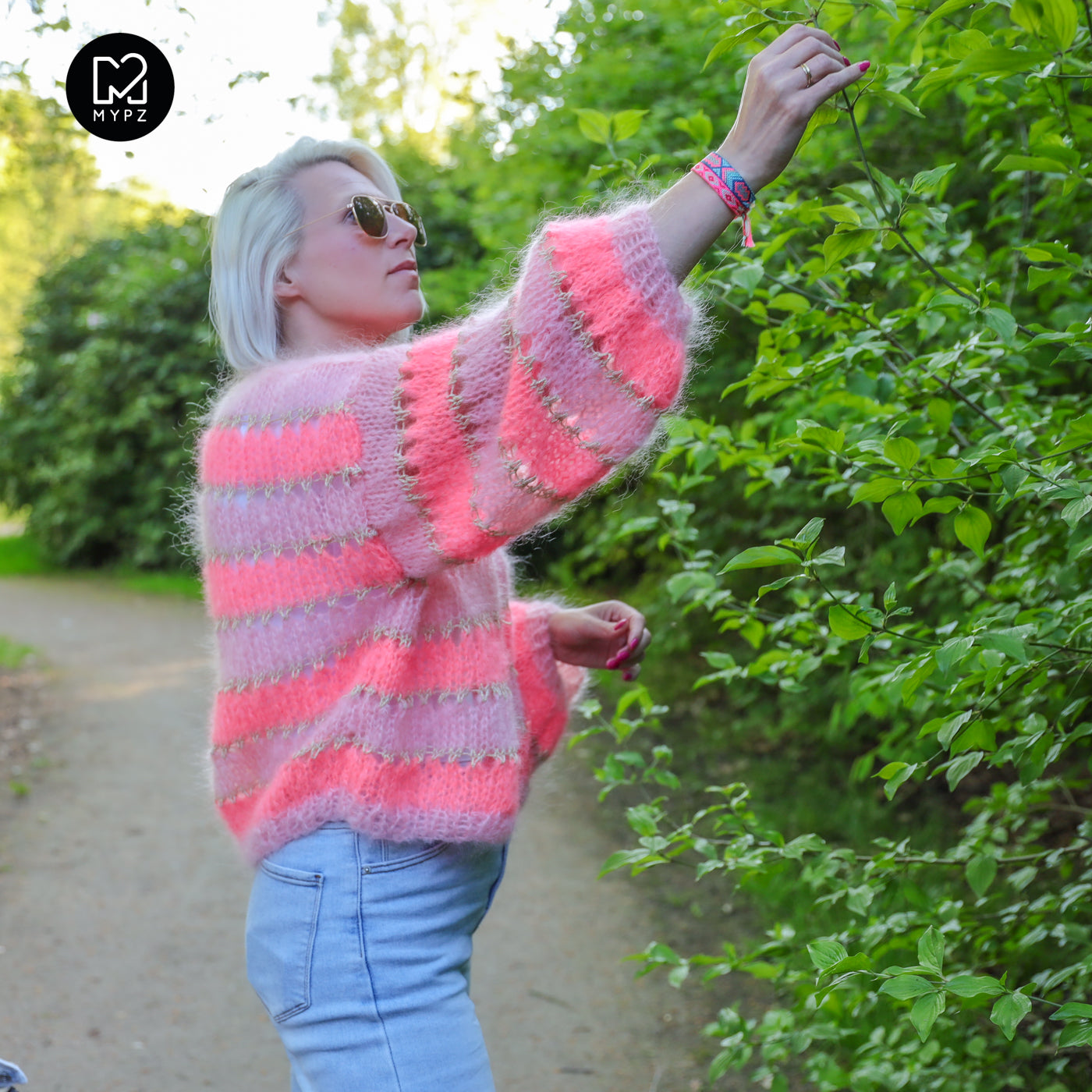 Strickanleitung – MYPZ Kurz light Mohair-Cardigan Summerflow No10 (ENG-NL-DE)