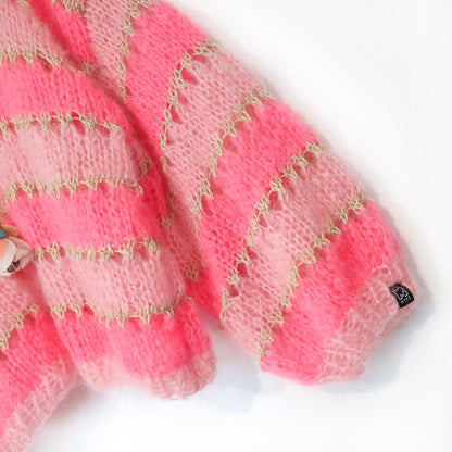Strickanleitung – MYPZ Kurz light Mohair-Cardigan Summerflow No10 (ENG-NL-DE)