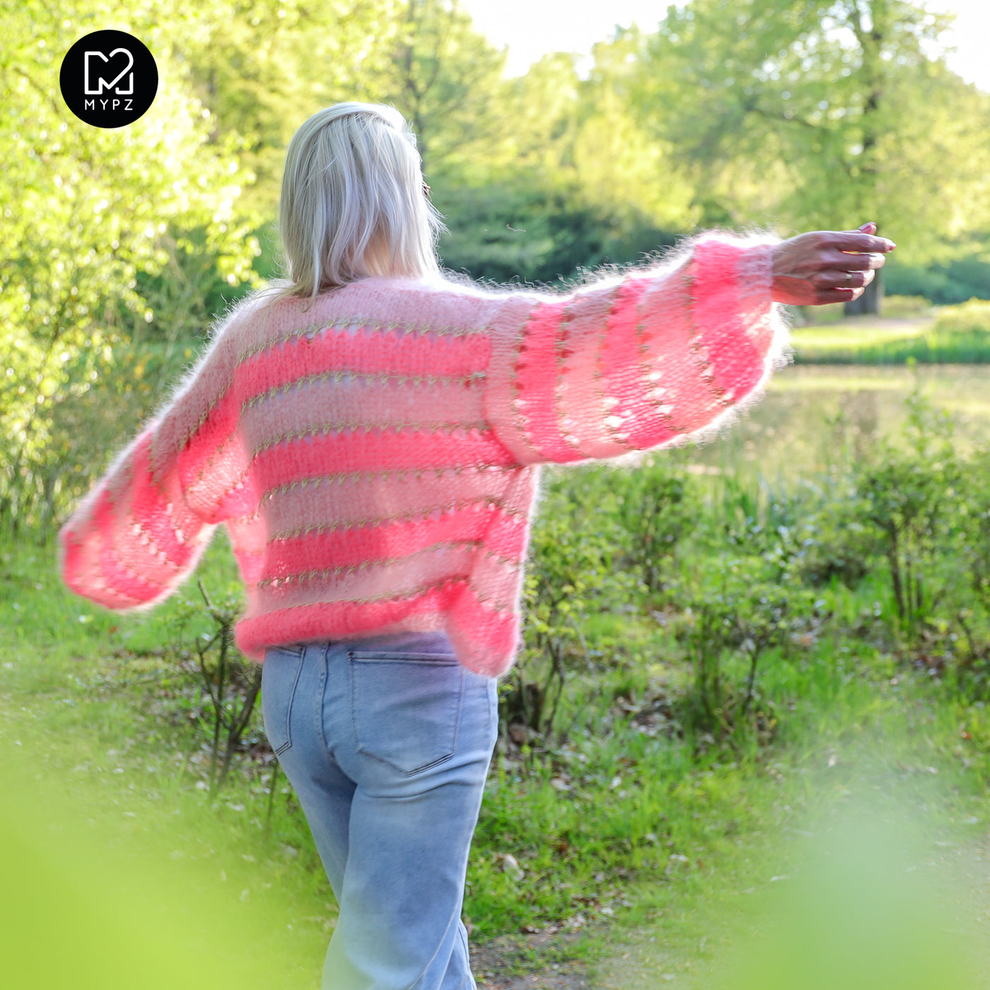 Strickanleitung – MYPZ Kurz light Mohair-Cardigan Summerflow No10 (ENG-NL-DE)
