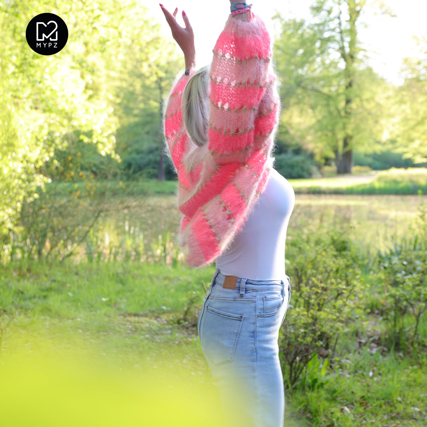 Strickanleitung – MYPZ Kurz light Mohair-Cardigan Summerflow No10 (ENG-NL-DE)