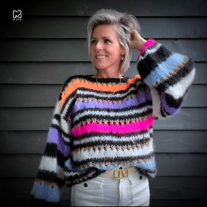 Strickset – MYPZ Basic Light Mohair Pullover Lux no10 (ENG-NL-DE)