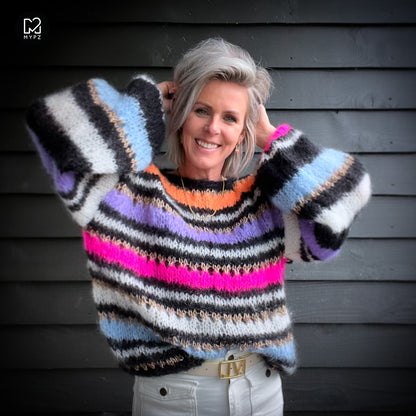 Strickset – MYPZ Basic Light Mohair Pullover Lux no10 (ENG-NL-DE)