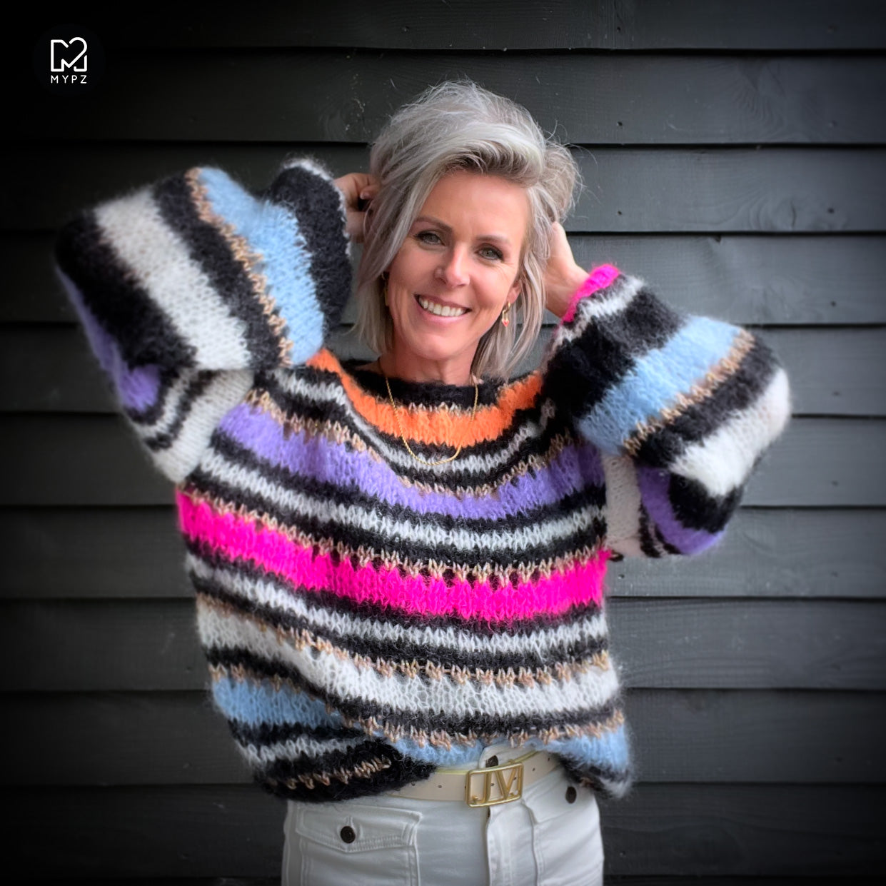 Strickanleitung – MYPZ Basic Light Mohair Pullover Lux No10 (ENG-NL-DE)