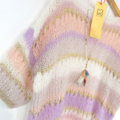 Strickset – MYPZ Light Mohair Top Powder Champaign No.10