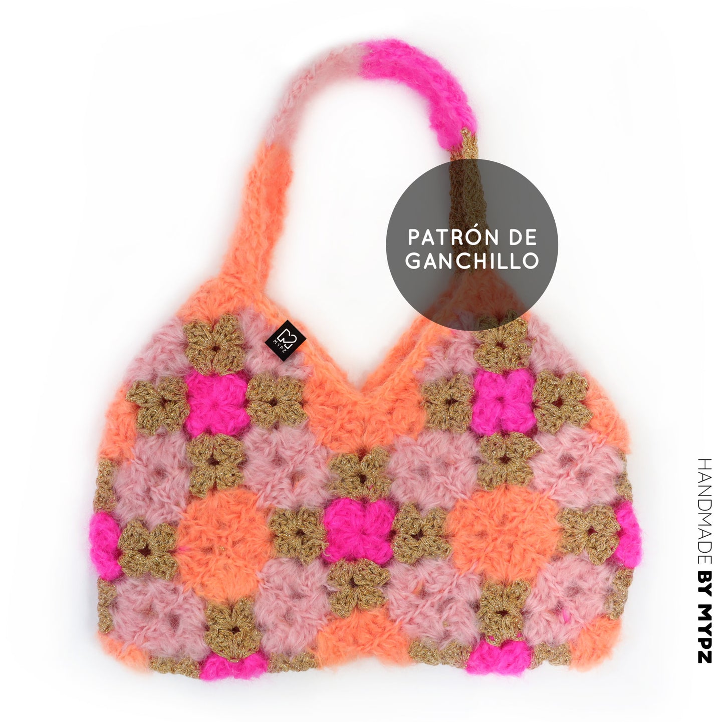 Häkelanleitung - MYPZ Diamonds Tasche (ENG-NL-DE-FR-ES)