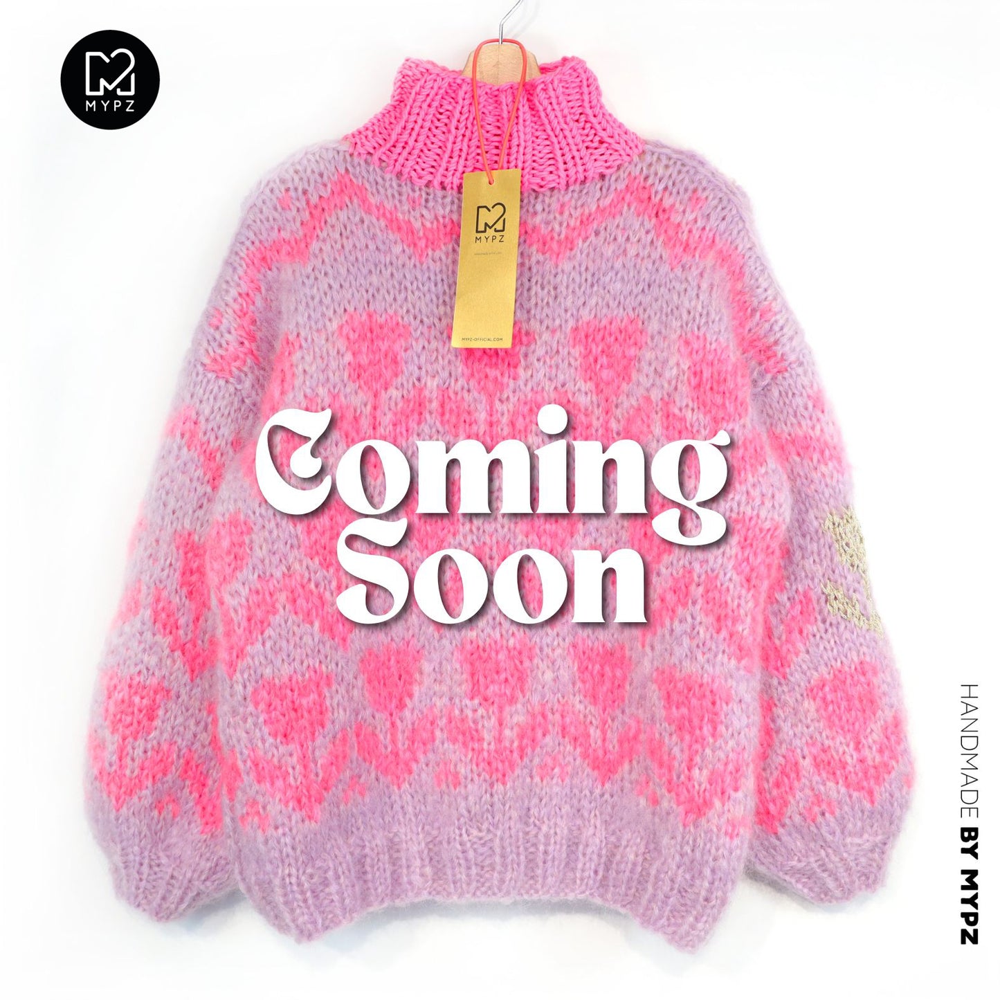 Strickset – MYPZ Chunky Mohair Pullover Coral Tulips No.9 (ENG-NL-DE)