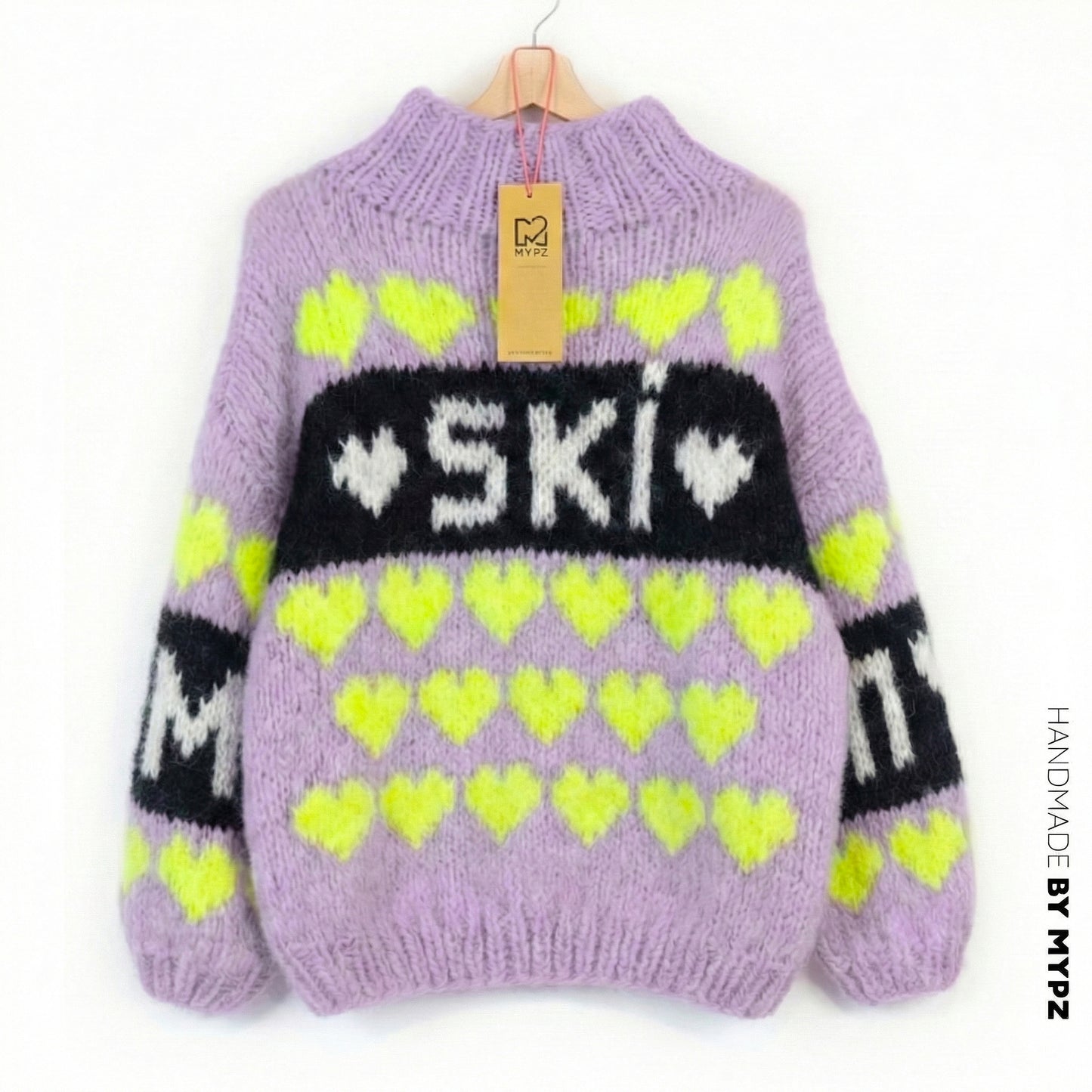 Strickset – MYPZ Chunky Mohair Pullover Ski Crush No.9 (ENG-NL-DE)