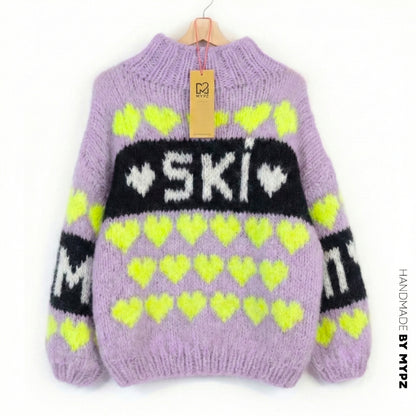 Strickset – MYPZ Chunky Mohair Pullover Ski Crush No.9 (ENG-NL-DE)