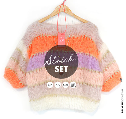 Knitting kit – MYPZ Basic Light Mohair Top Orange No10 (ENG-NL-DE-FR)