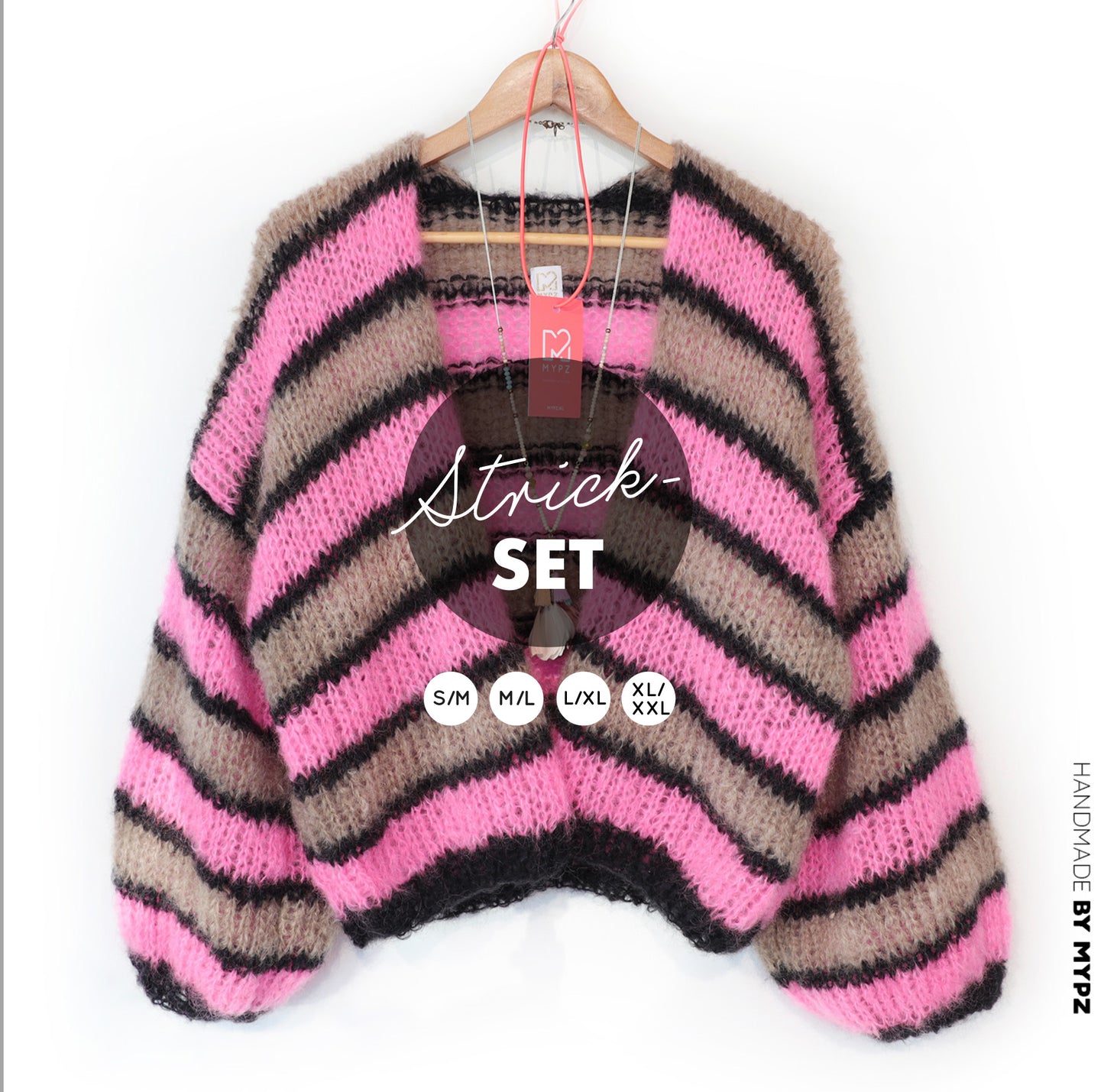 Strickset – MYPZ Kurze Mohair Cardigan Zumy No10 (ENG-NL-DE)