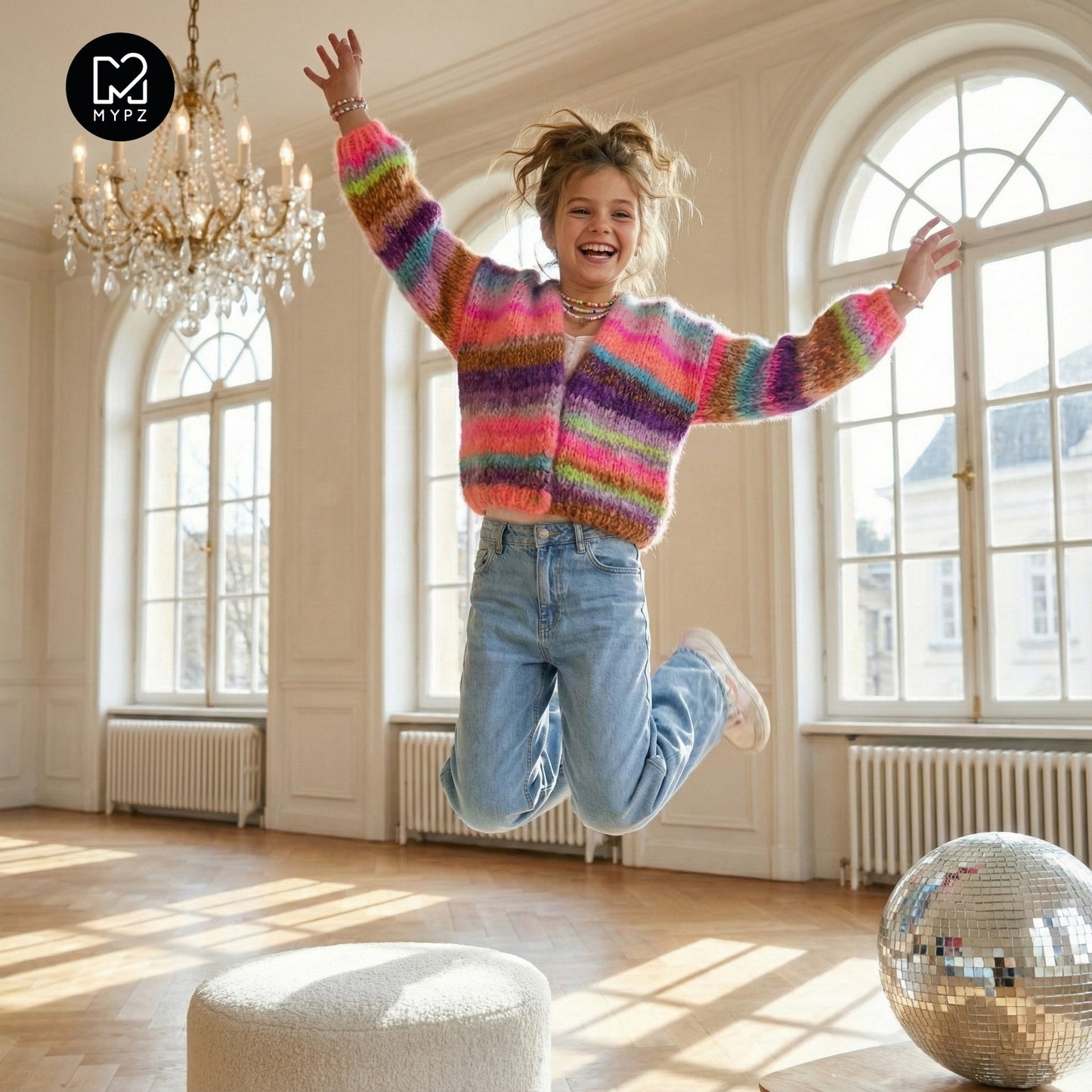 Strickanleitung – MYPZ Chunky Mohair Cardigan Unicorn Glow No12 (ENG-NL-DE)