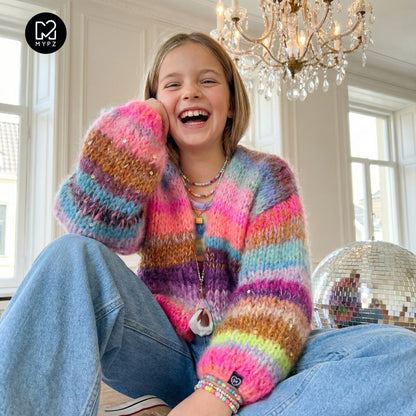 Strickanleitung – MYPZ Chunky Mohair Cardigan Unicorn Glow No12 (ENG-NL-DE)