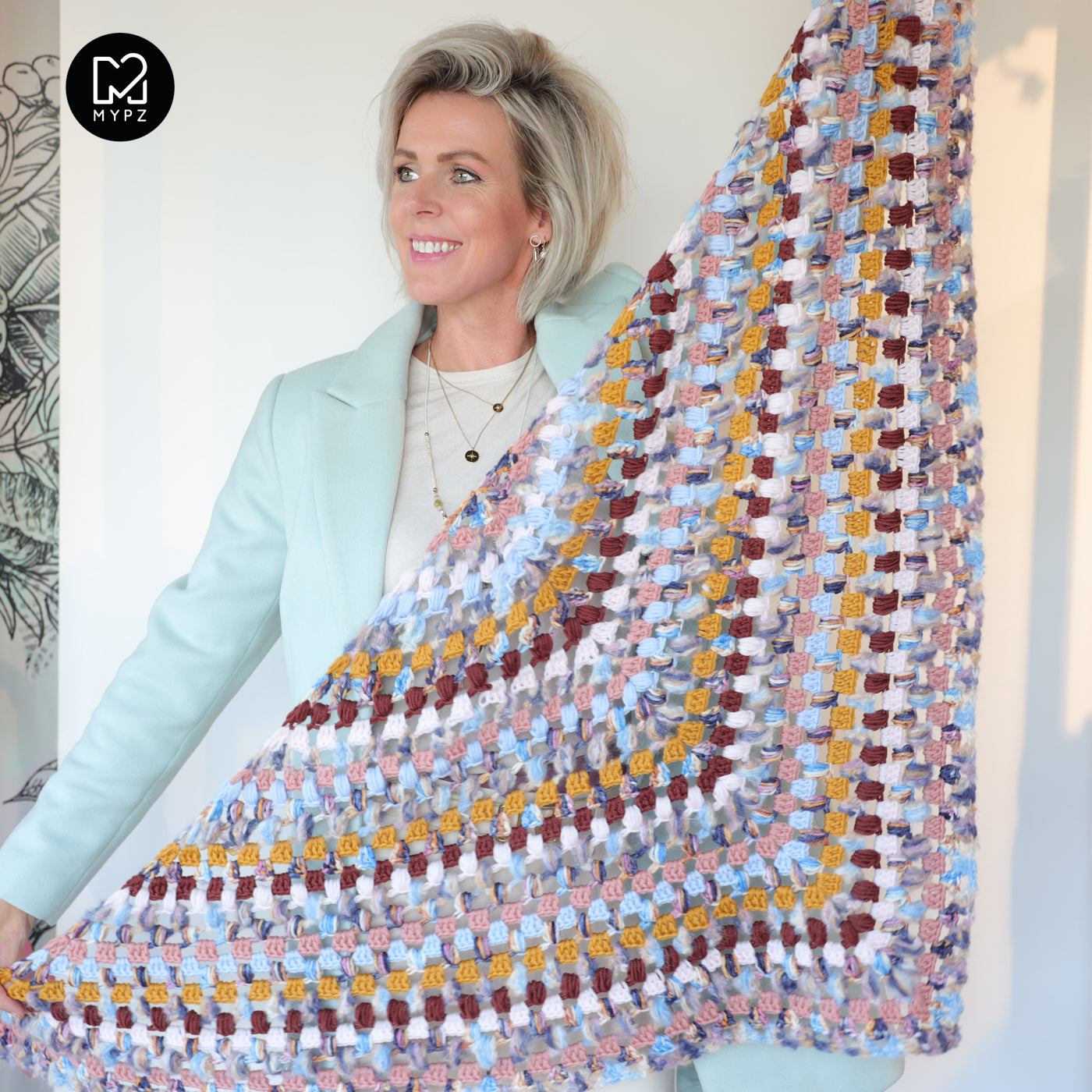 Crochet kit – MYPZ Shawl Western (ENG-NL)