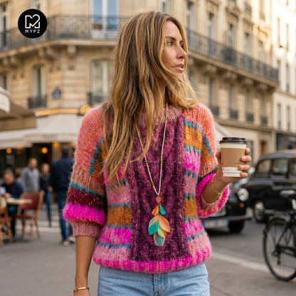 Strickanleitung – MYPZ  Light Alpaca Mohair Top Wildberry No10 (ENG-NL-DE)