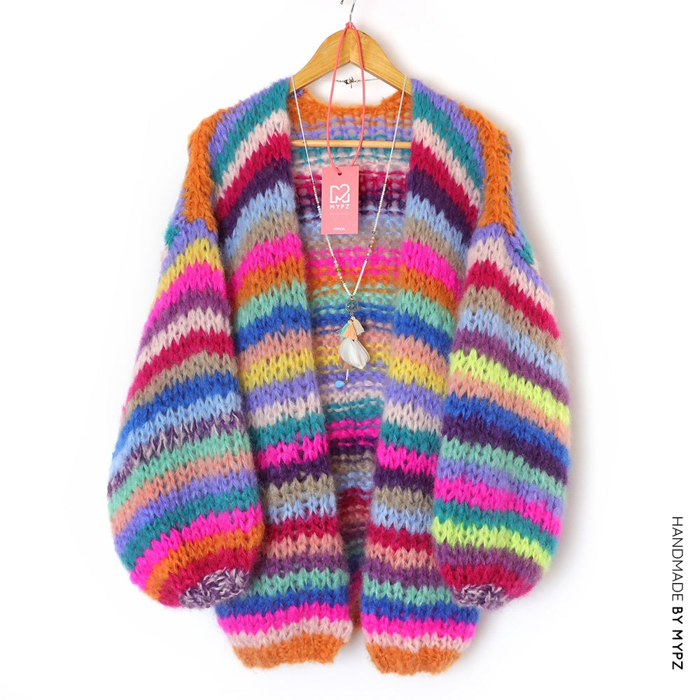 Knitting Kit – MYPZ Chunky Funky Mohair Cardigan (ENG-NL