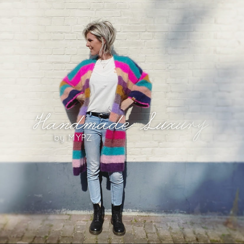 MYPZ Light colored mohair cardigan River