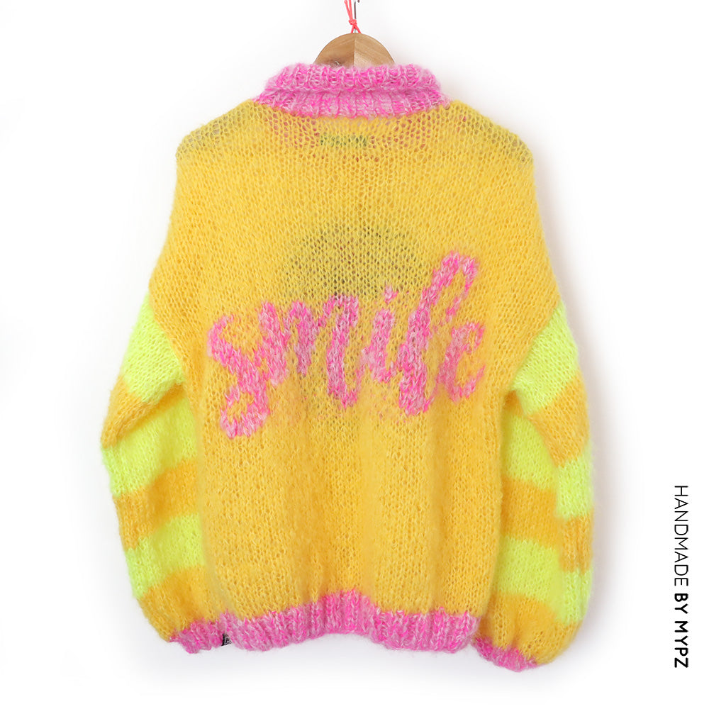 Knitting pattern - MYPZ Light Mohair Pullover Smiley Yellow No8 (ENG-NL)