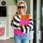 Knitting Kit – MYPZ Basic Light Mohair Pullover Orange-Pink no10 (ENG-NL)